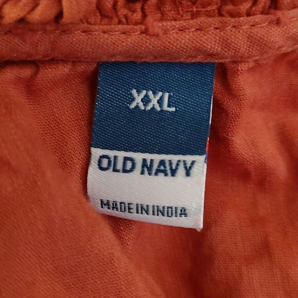 Old Navy light rust color top blouse Sz XXL - Picture 4 of 4